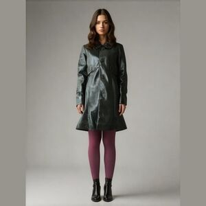 Suzy Shier Black Victorian Trench Medium